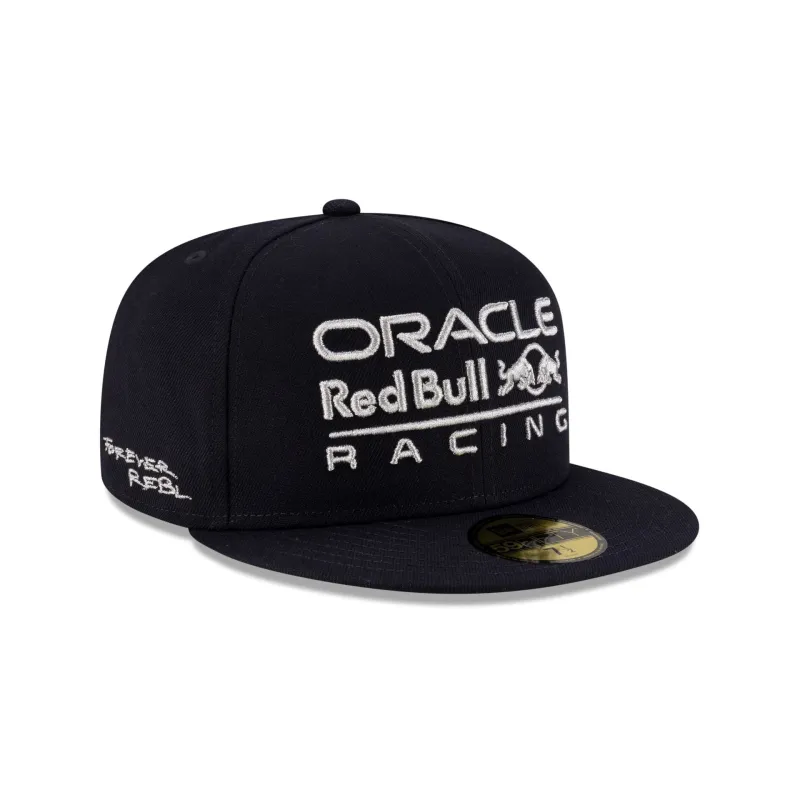 2025 Miami Race Oracle Red Bull Racing Metallic Navy 59FIFTY Fitted Hat sold by New Era
