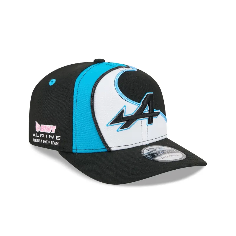 2025 Miami Race BWT Alpine F1 Team Blue Black 9SEVENTY Stretch-Snap Hat sold by New Era