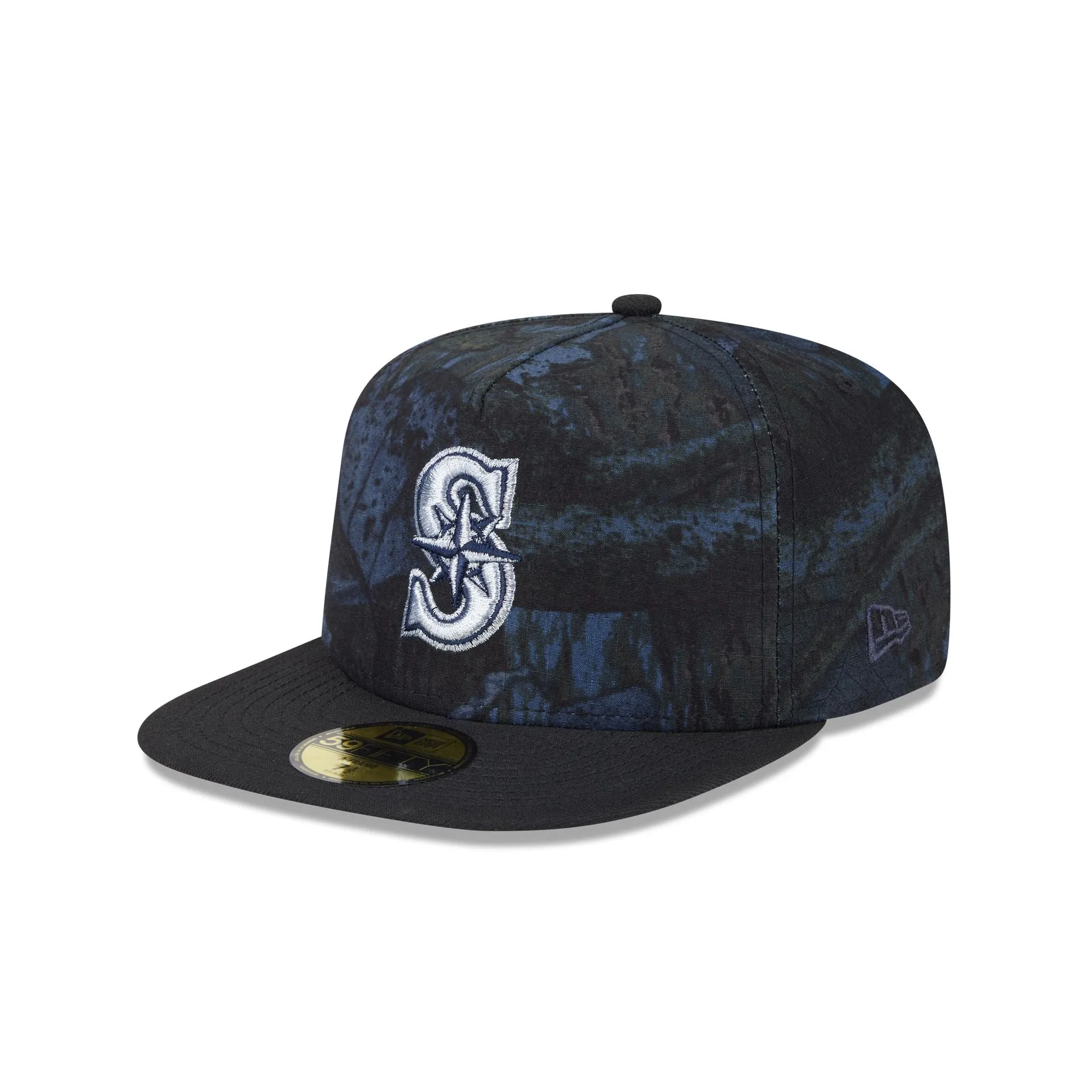 Just Caps Ripstop Camo Seattle Mariners 59FIFTY A-Frame Fitted Hat sold by New Era product image thumbnail 3