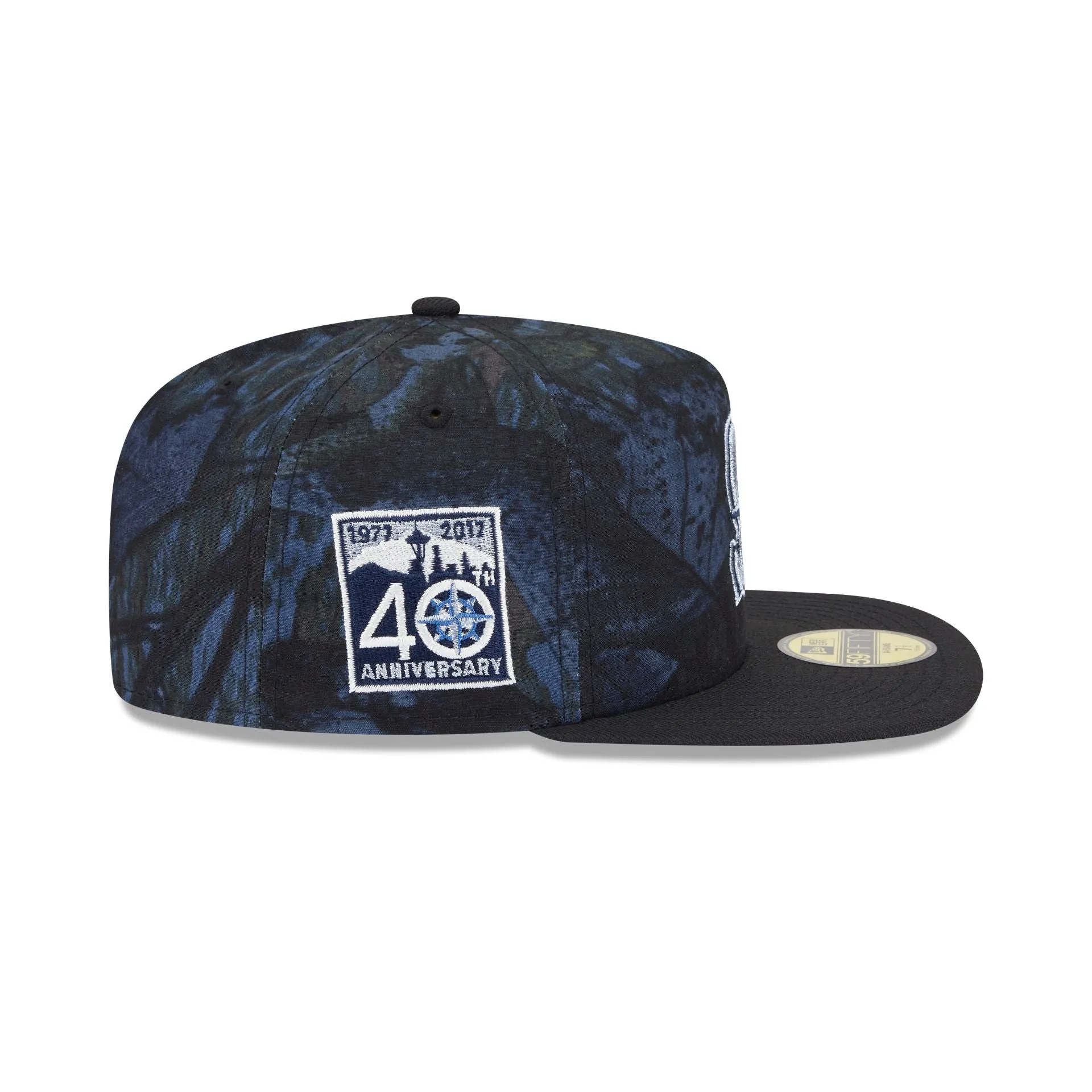 Just Caps Ripstop Camo Seattle Mariners 59FIFTY A-Frame Fitted Hat sold by New Era product image thumbnail 4