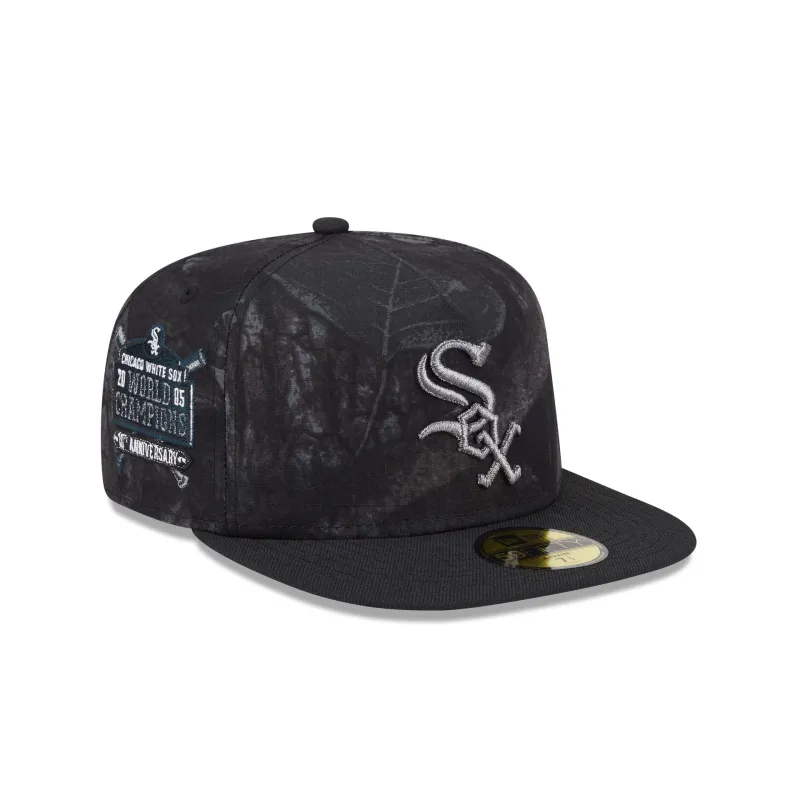 Just Caps Ripstop Camo Chicago White Sox 59FIFTY A-Frame Fitted Hat sold by New Era