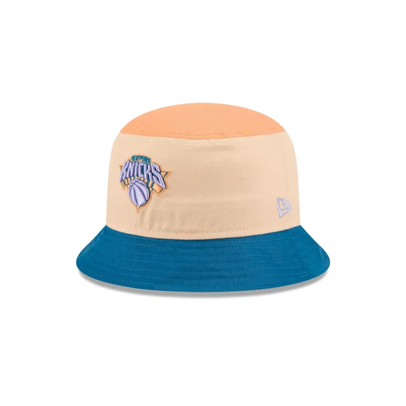 New York Knicks Mango Mocha Bucket Hat sold by New Era