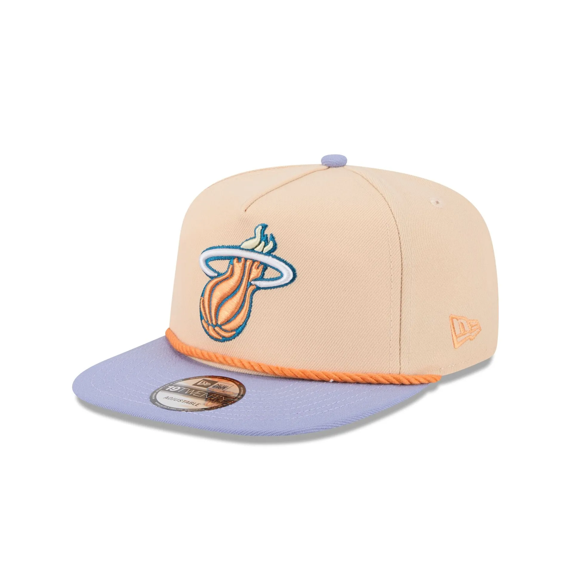 Miami Heat Mango Mocha Golfer Hat sold by New Era