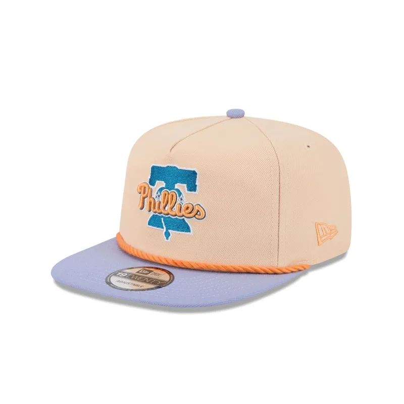 Philadelphia Phillies Mango Mocha Golfer Hat sold by New Era