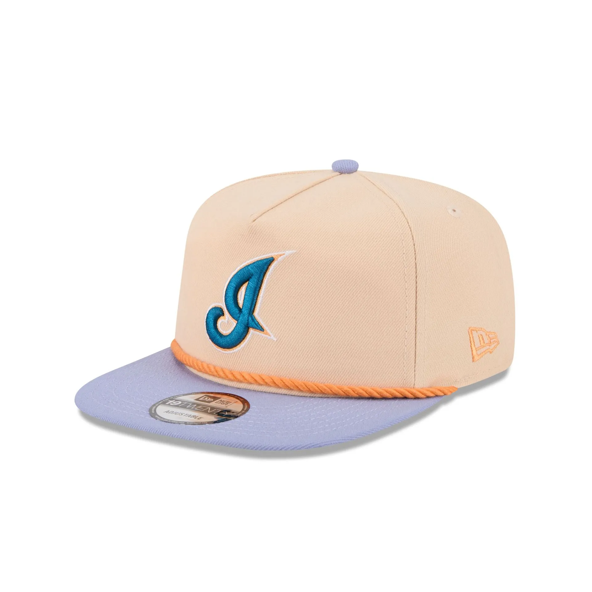 Cleveland Guardians Mango Mocha Golfer Hat sold by New Era
