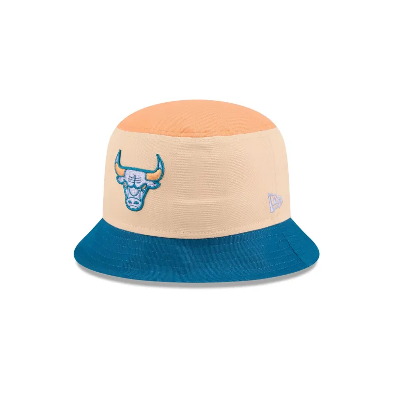 Chicago Bulls Mango Mocha Bucket Hat sold by New Era