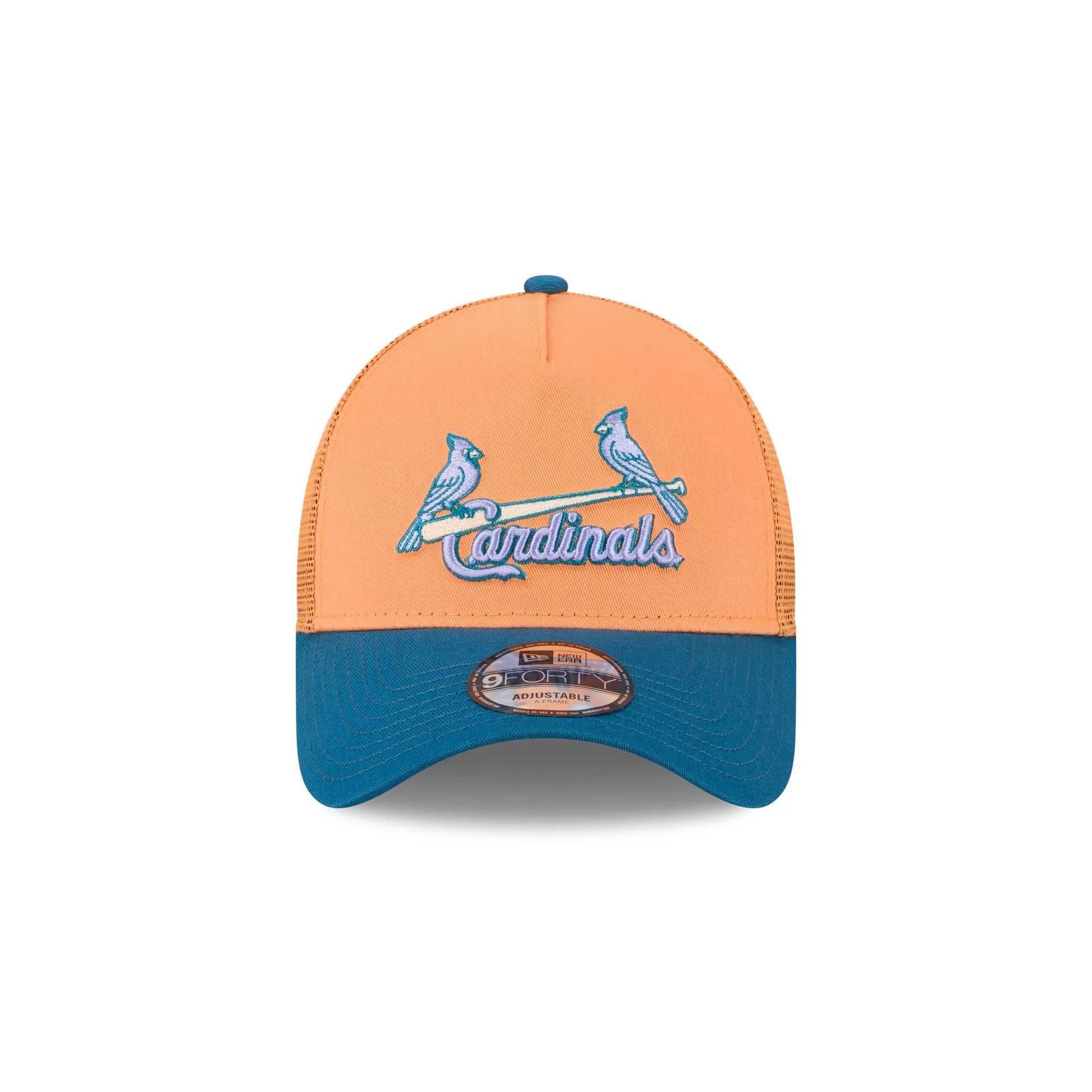 St. Louis Cardinals Orange Glaze 9FORTY A-Frame Trucker Hat sold by New Era product image thumbnail 2
