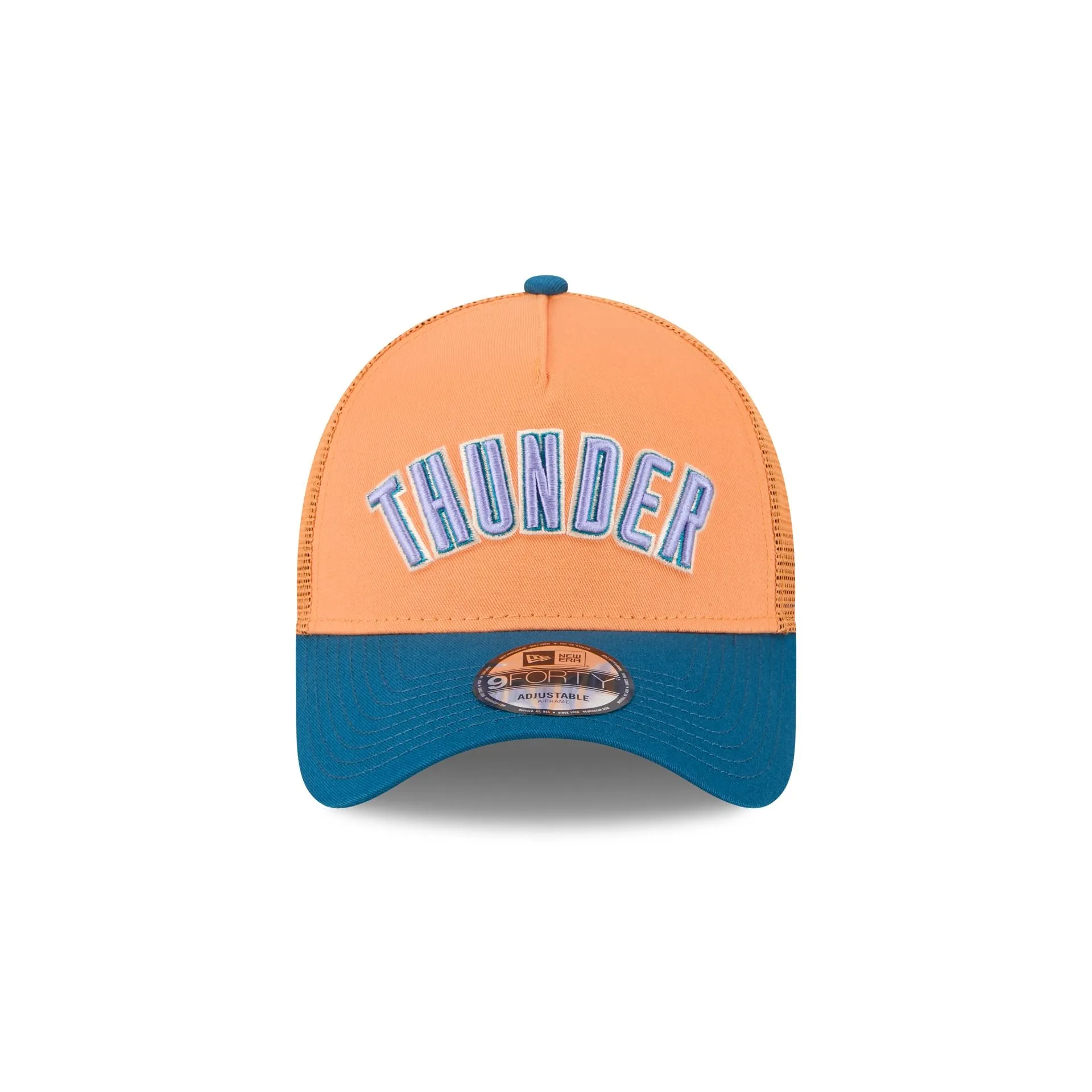 Oklahoma City Thunder Orange Glaze 9FORTY A-Frame Trucker Hat sold by New Era product image thumbnail 2