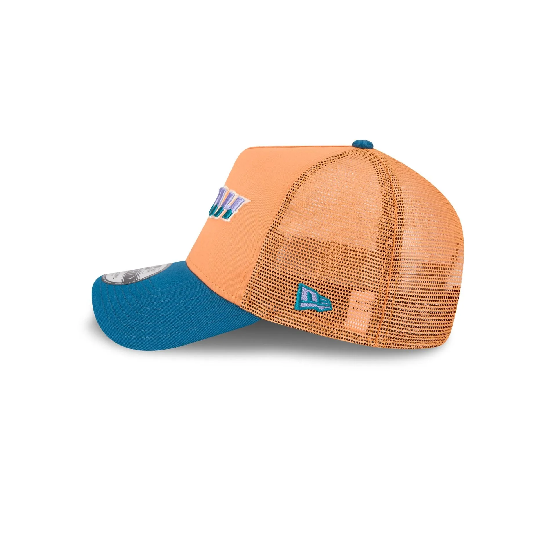 Utah Jazz Orange Glaze 9FORTY A-Frame Trucker Hat sold by New Era product image thumbnail 4