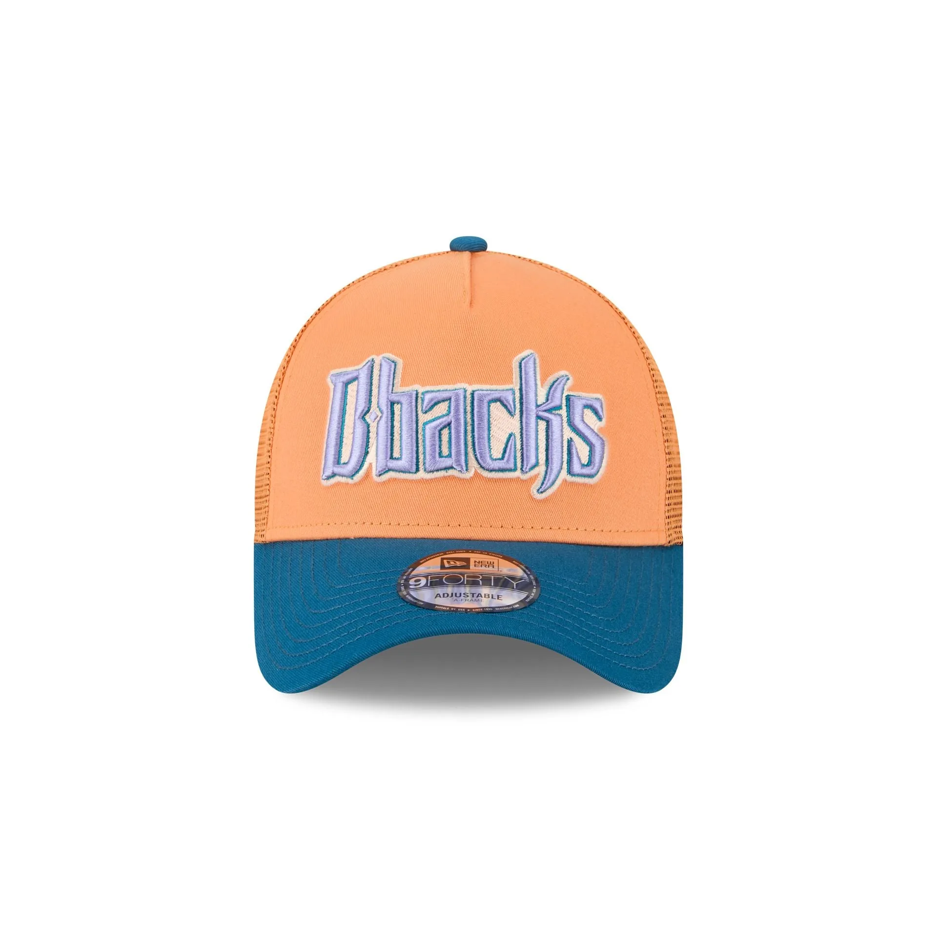 Arizona Diamondbacks Orange Glaze 9FORTY A-Frame Trucker Hat sold by New Era product image thumbnail 2