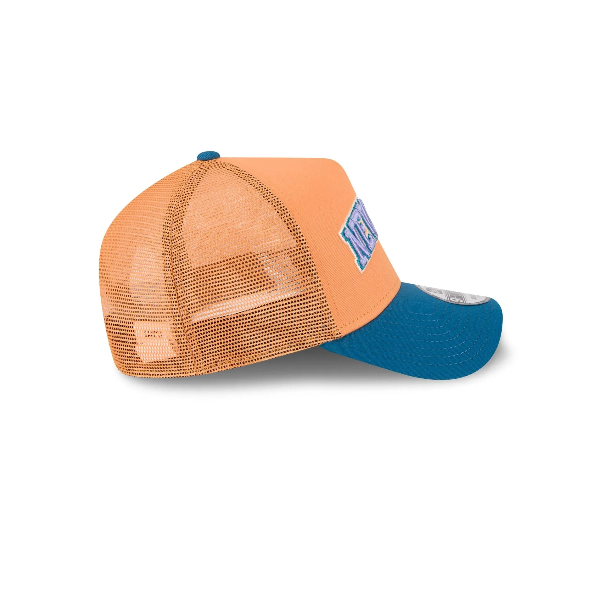 New York Knicks Orange Glaze 9FORTY A-Frame Trucker Hat sold by New Era product image thumbnail 5