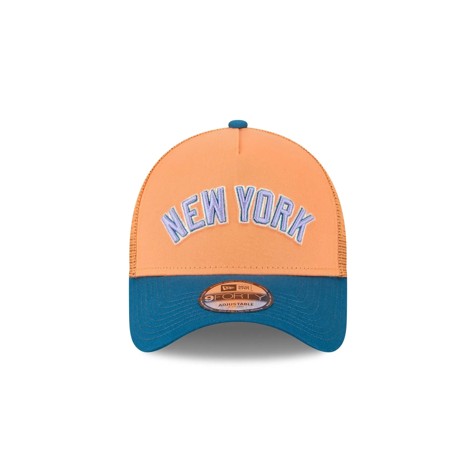 New York Yankees Orange Glaze 9FORTY A-Frame Trucker Hat sold by New Era product image thumbnail 2