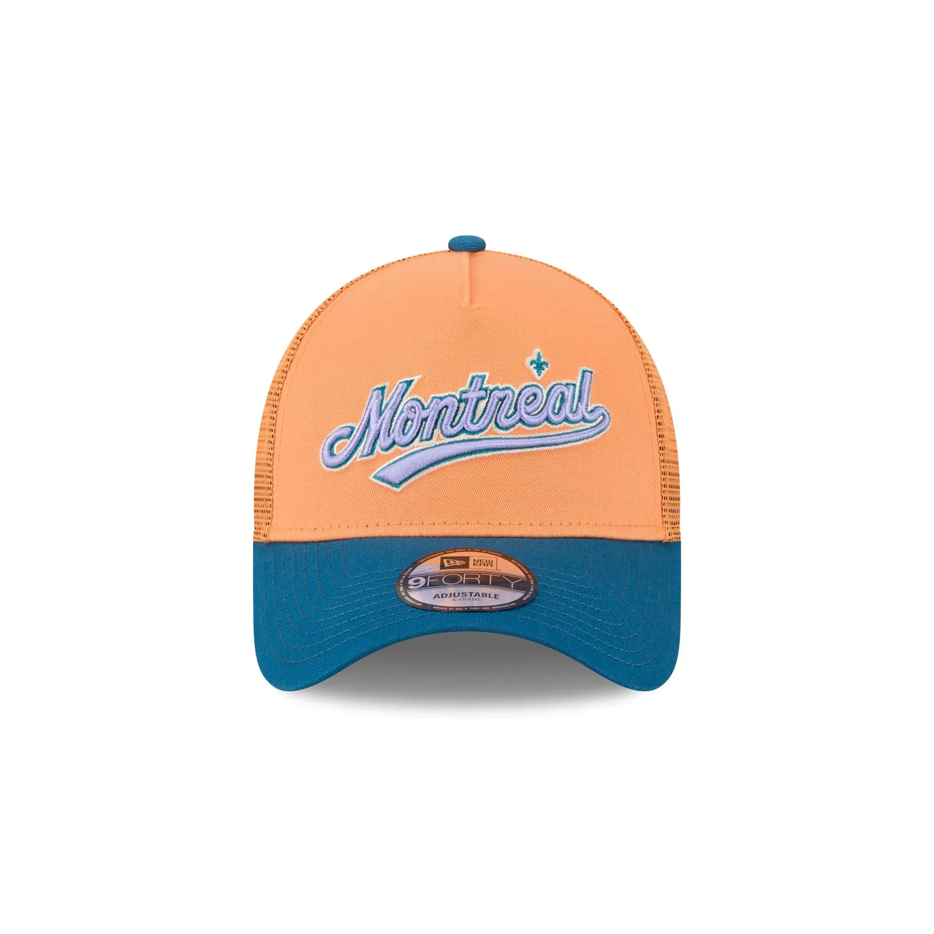 Montreal Expos Orange Glaze 9FORTY A-Frame Trucker Hat sold by New Era product image thumbnail 2