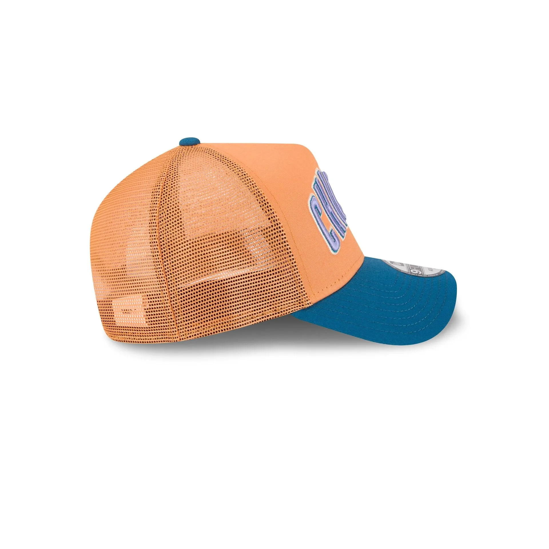 Chicago Cubs Orange Glaze 9FORTY A-Frame Trucker Hat sold by New Era product image thumbnail 5