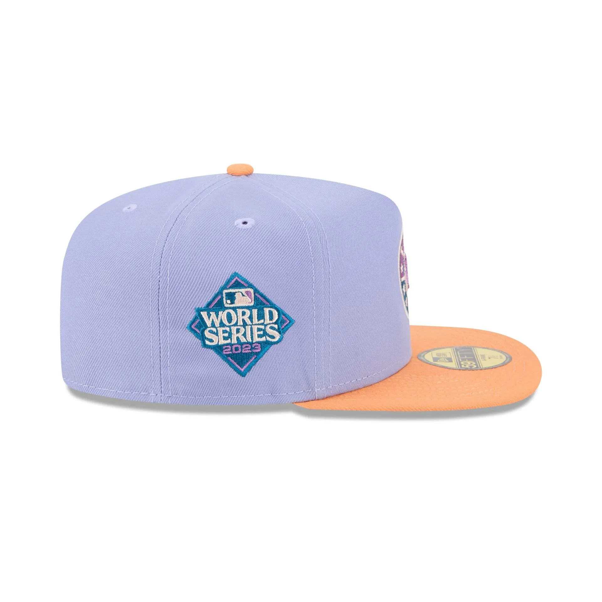 Texas Rangers Lavender 59FIFTY A-Frame Fitted Hat sold by New Era product image thumbnail 4