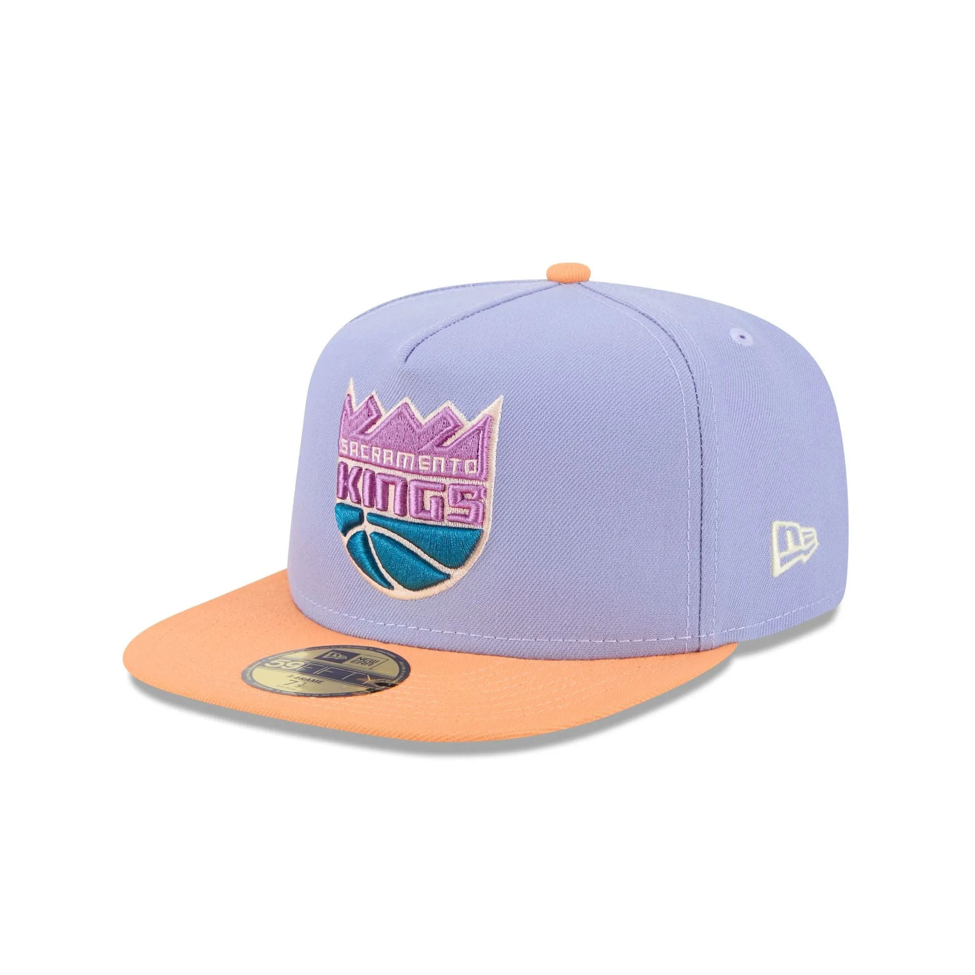 Sacramento Kings Lavender 59FIFTY A-Frame Fitted Hat sold by New Era product image thumbnail 3