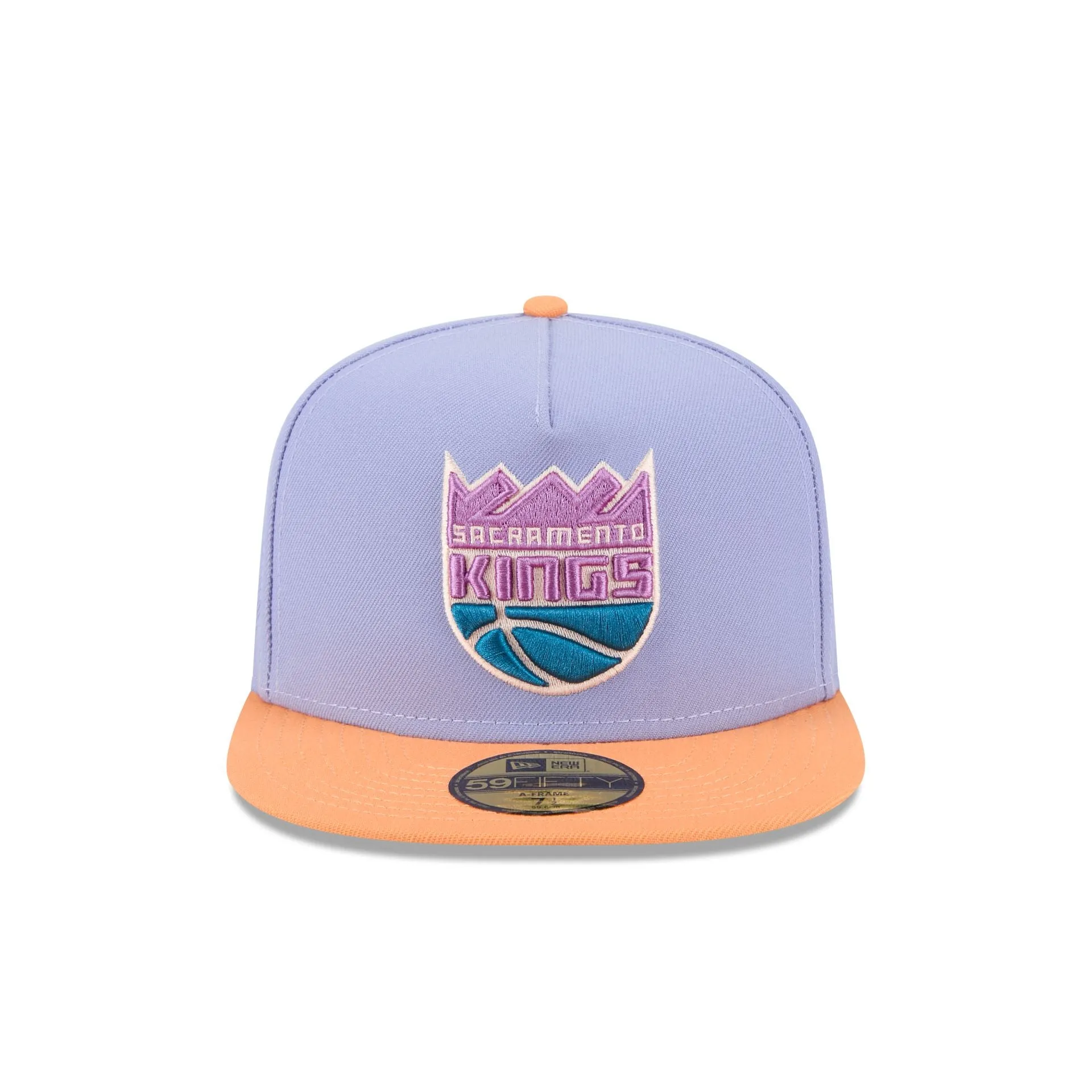 Sacramento Kings Lavender 59FIFTY A-Frame Fitted Hat sold by New Era product image thumbnail 2