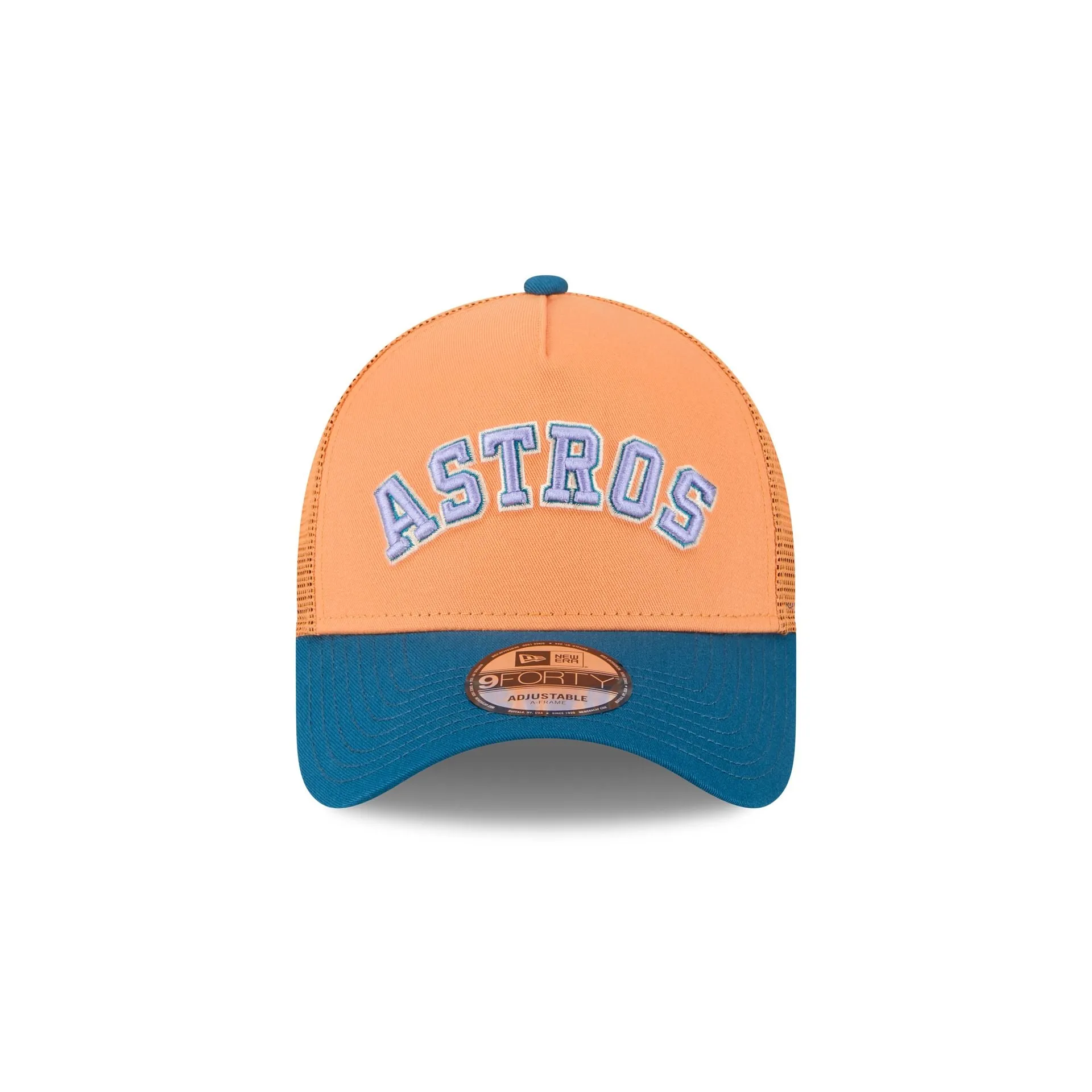 Houston Astros Orange Glaze 9FORTY A-Frame Trucker Hat sold by New Era product image thumbnail 2