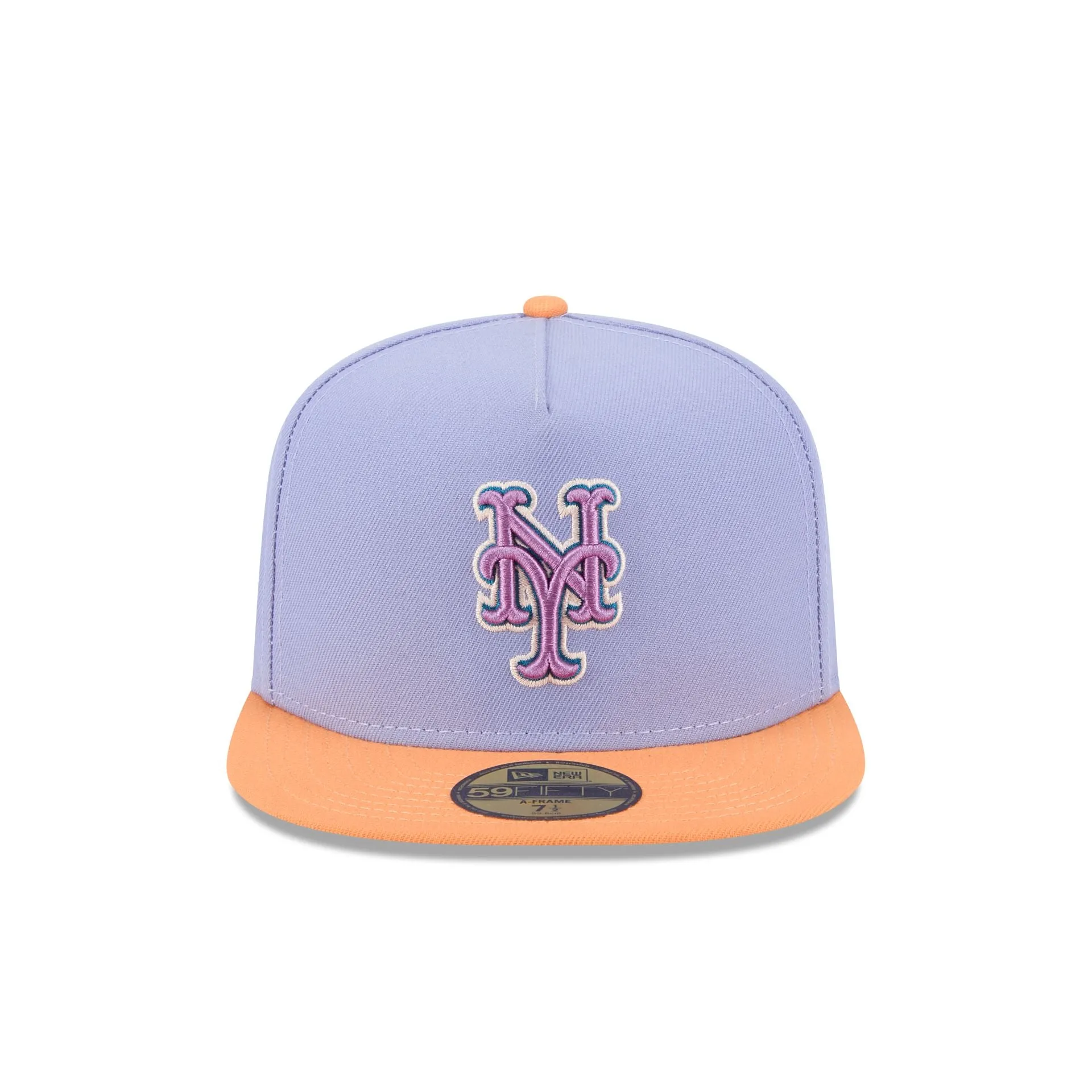 New York Mets Lavender 59FIFTY A-Frame Fitted Hat sold by New Era product image thumbnail 2