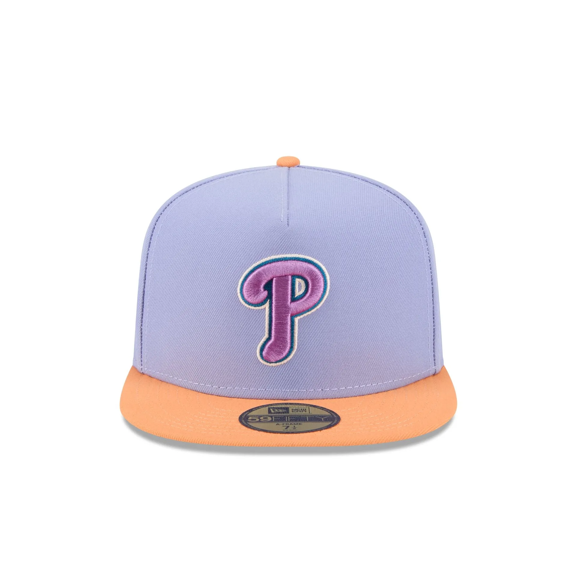 Philadelphia Phillies Lavender 59FIFTY A-Frame Fitted Hat sold by New Era product image thumbnail 2