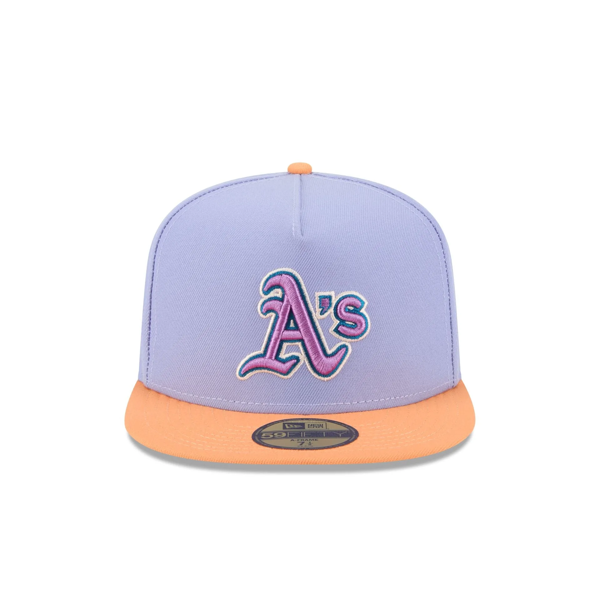 Athletics Lavender 59FIFTY A-Frame Fitted Hat sold by New Era product image thumbnail 2