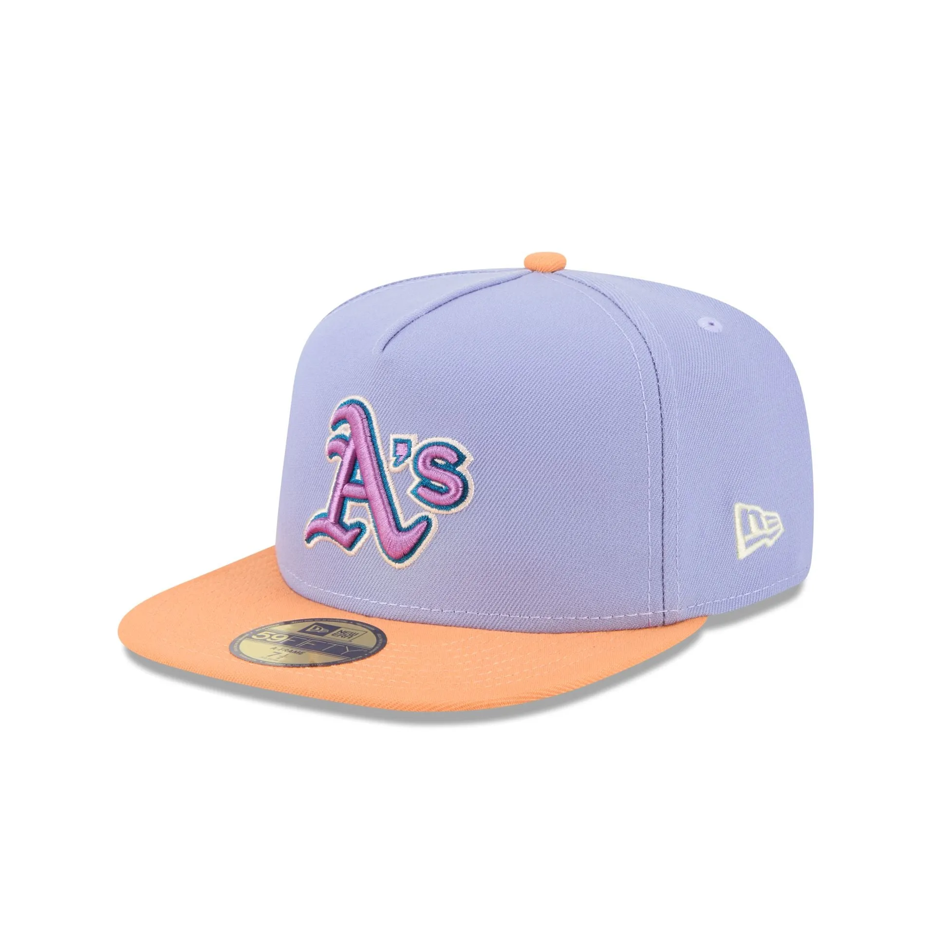 Athletics Lavender 59FIFTY A-Frame Fitted Hat sold by New Era product image thumbnail 3