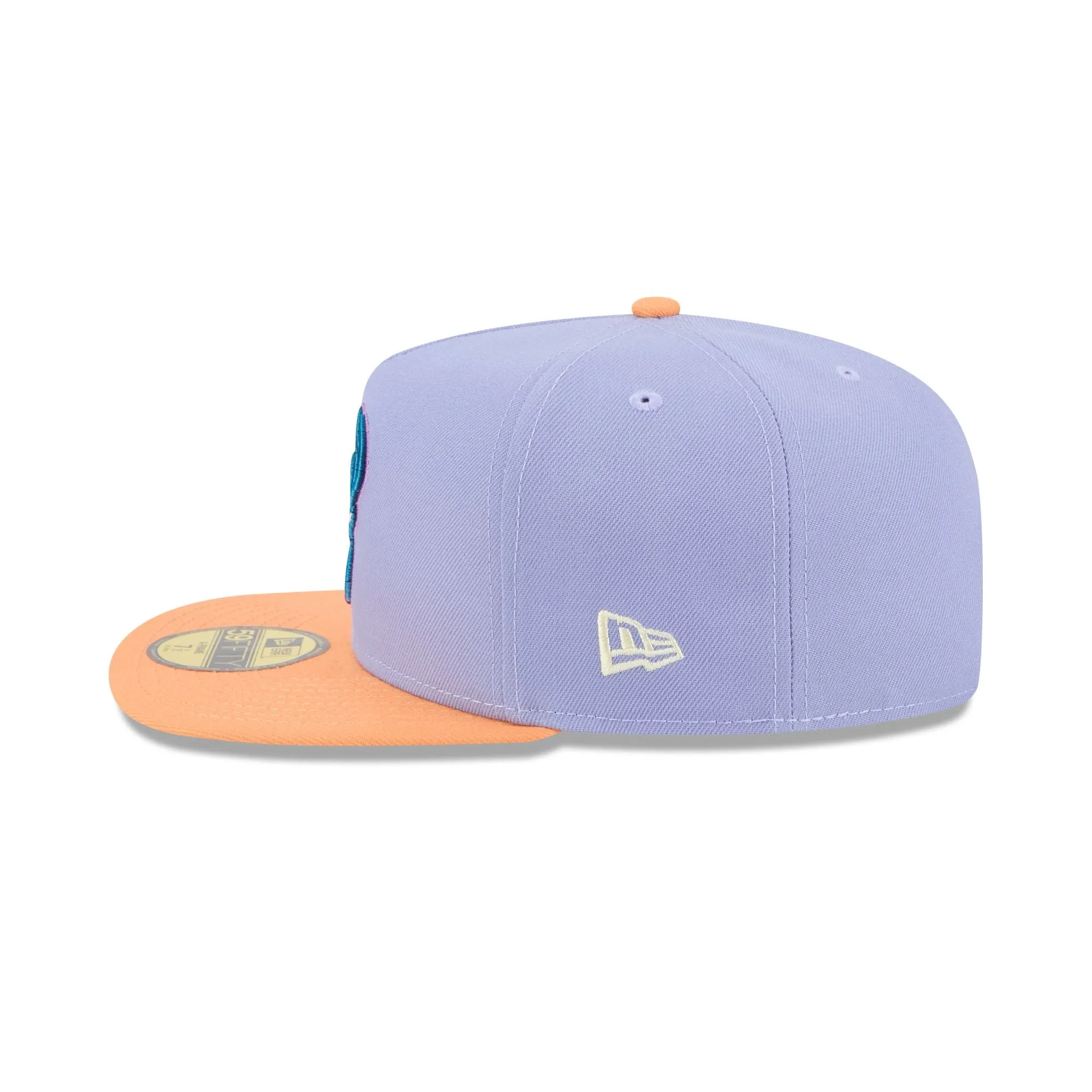 Milwaukee Bucks Lavender 59FIFTY A-Frame Fitted Hat sold by New Era product image thumbnail 5