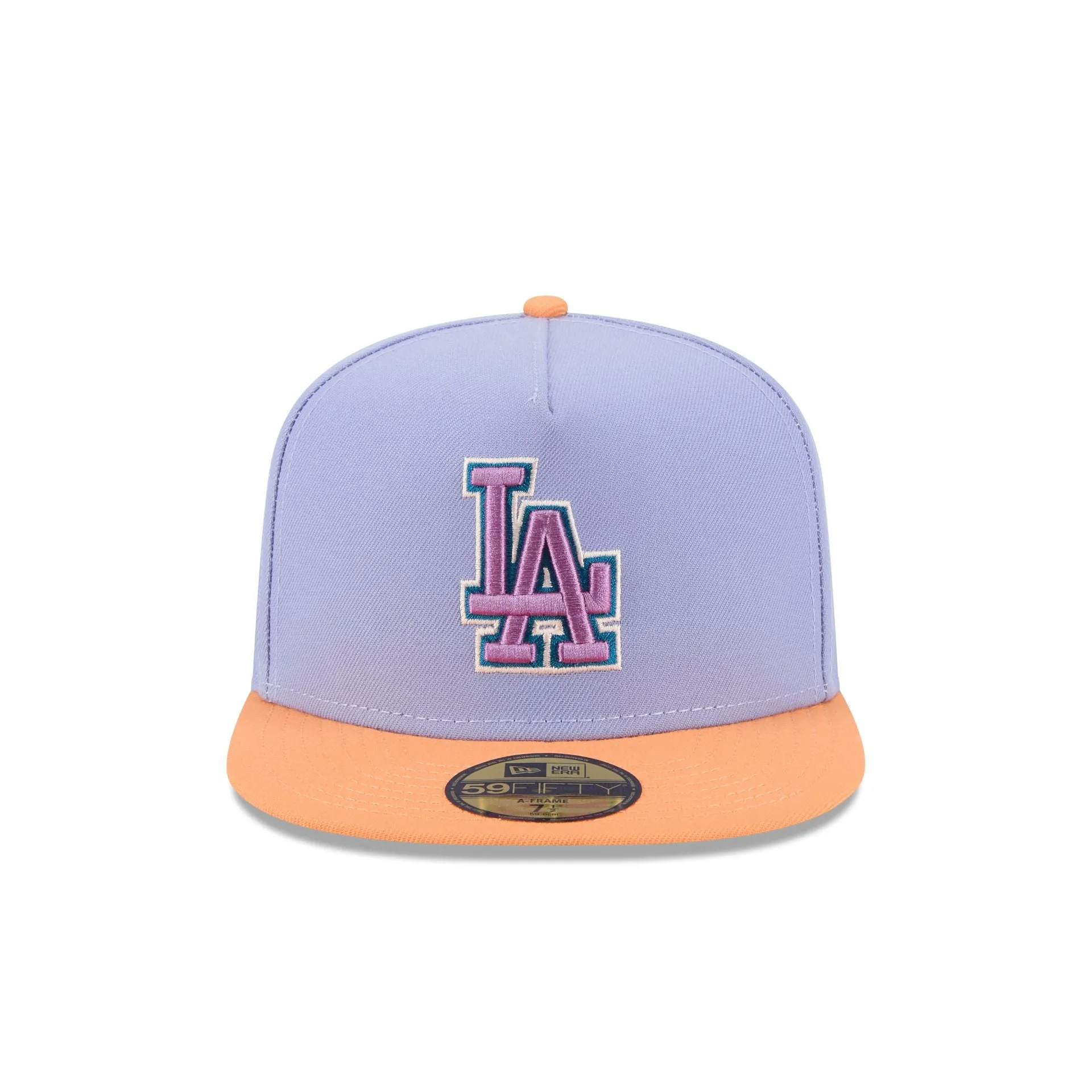 Los Angeles Dodgers Lavender 59FIFTY A-Frame Fitted Hat sold by New Era product image thumbnail 2