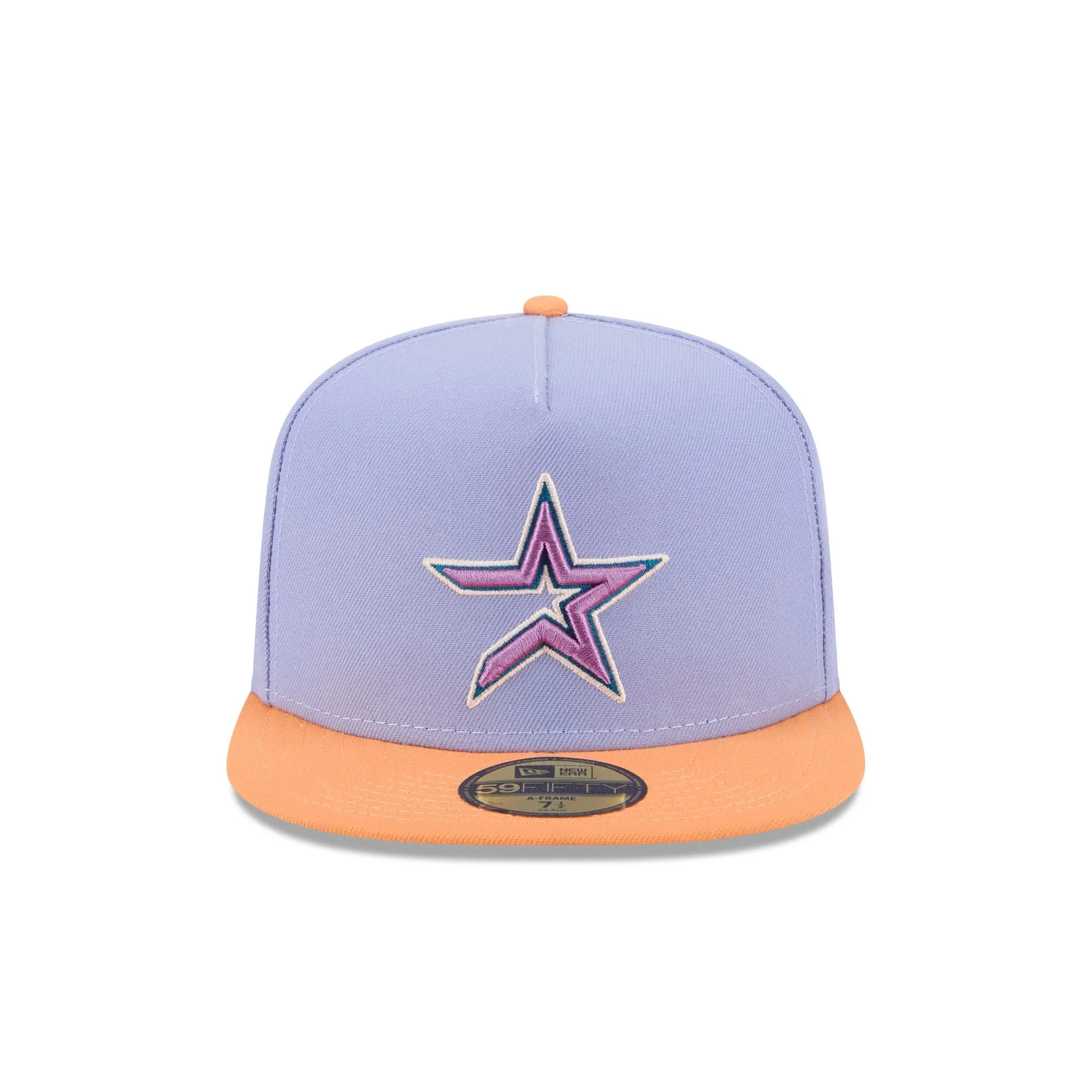 Houston Astros Lavender 59FIFTY A-Frame Fitted Hat sold by New Era product image thumbnail 2