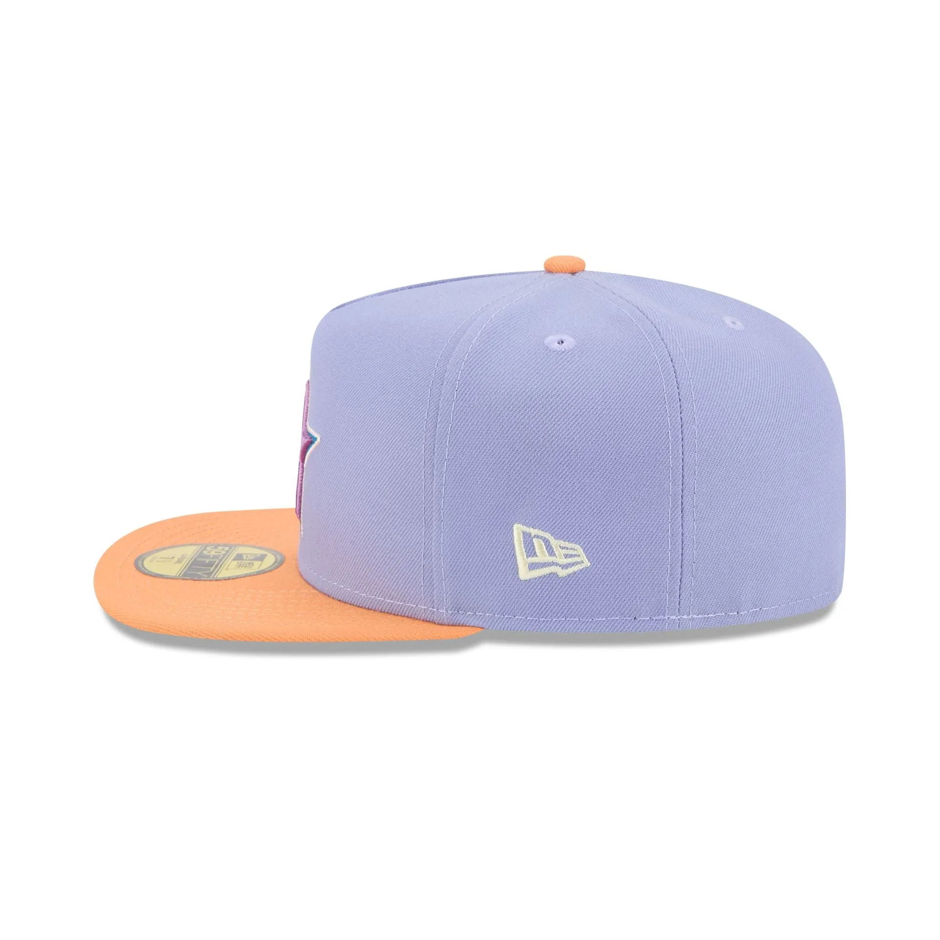 Houston Astros Lavender 59FIFTY A-Frame Fitted Hat sold by New Era product image thumbnail 5