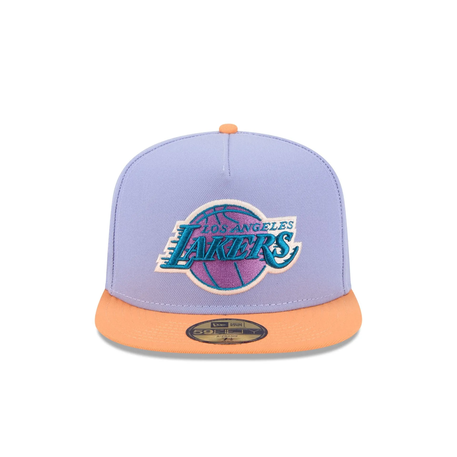 Los Angeles Lakers Lavender 59FIFTY A-Frame Fitted Hat sold by New Era product image thumbnail 2