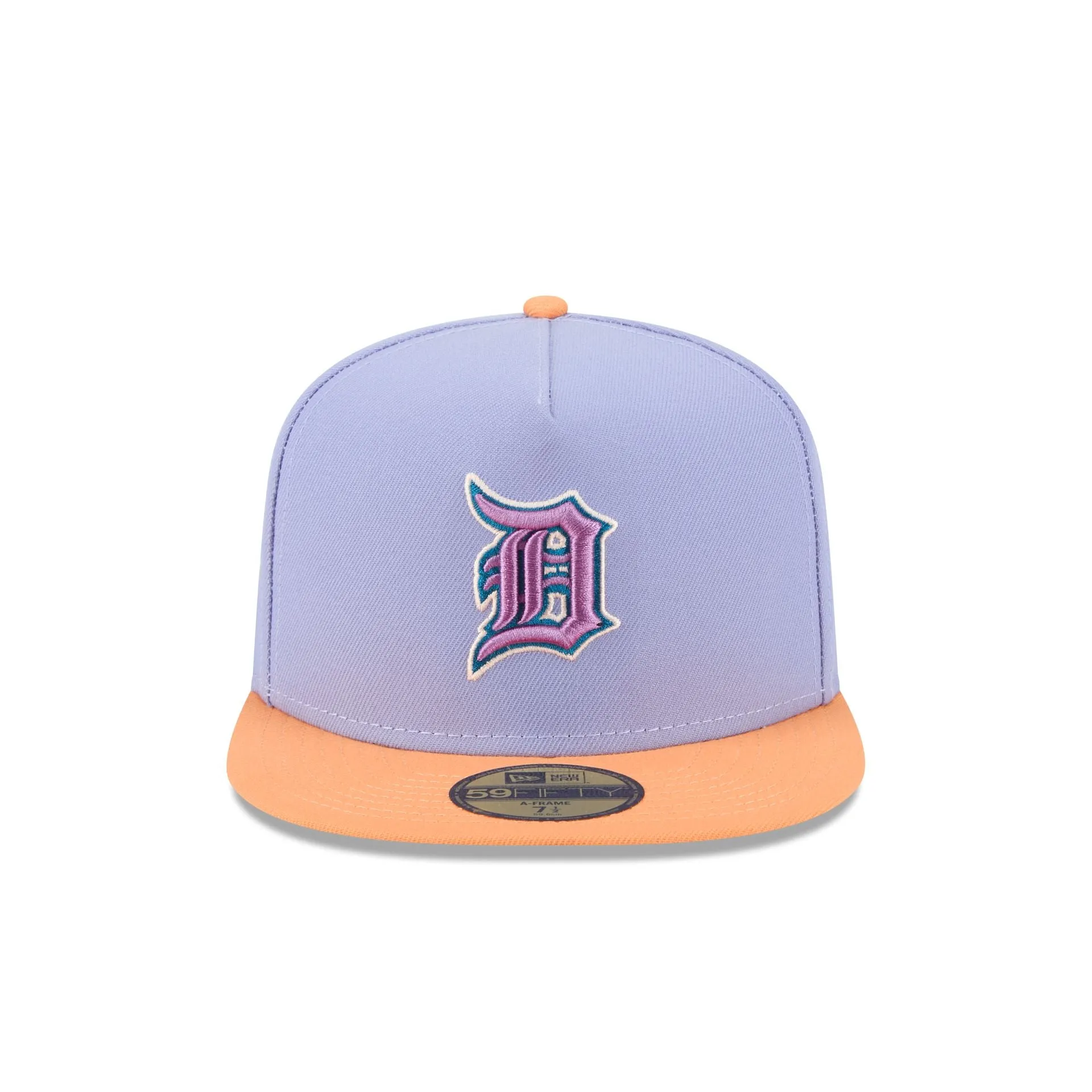 Detroit Tigers Lavender 59FIFTY A-Frame Fitted Hat sold by New Era product image thumbnail 2
