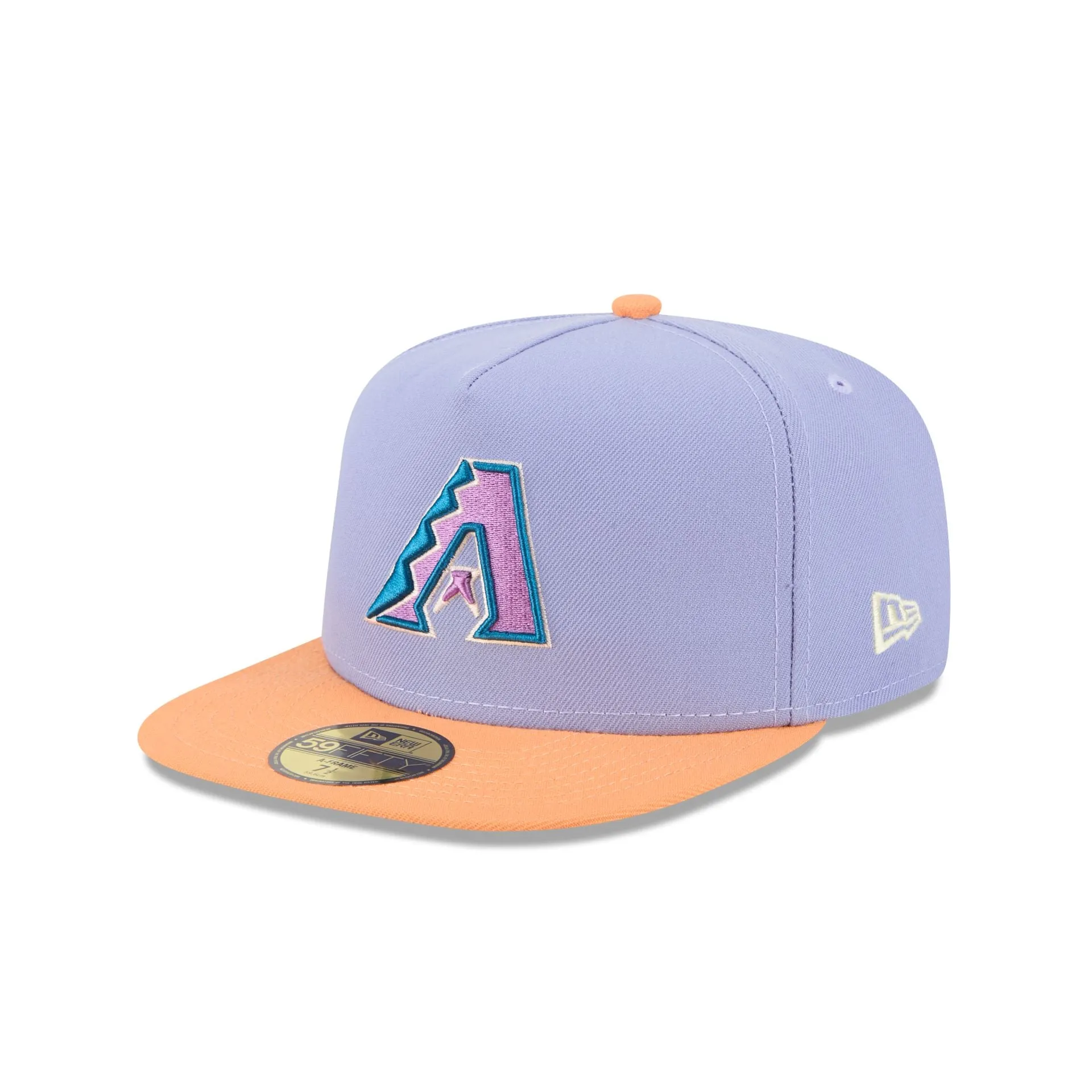 Arizona Diamondbacks Lavender 59FIFTY A-Frame Fitted Hat sold by New Era product image thumbnail 3