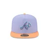 Atlanta Braves Lavender 59FIFTY A-Frame Fitted Hat sold by New Era