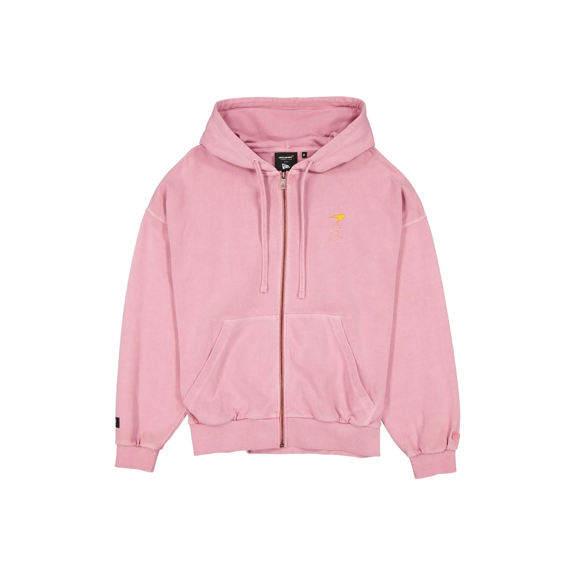 McLaren Formula 1 Team Washed Pink Oversized Full-Zip Hoodie sold by New Era