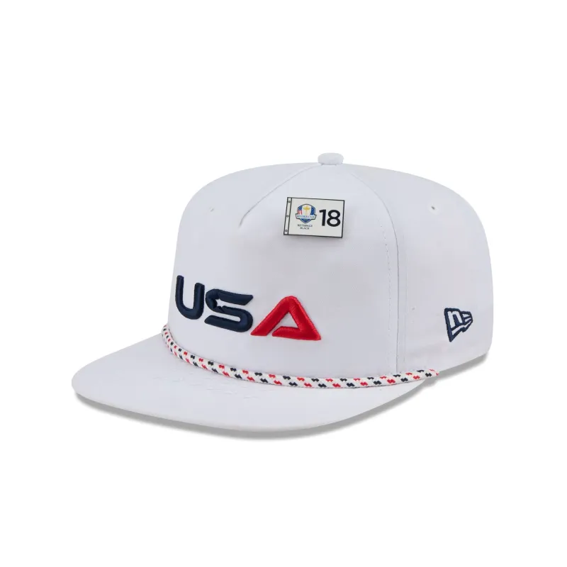 2025 Ryder Cup Team USA White Golfer Hat sold by New Era