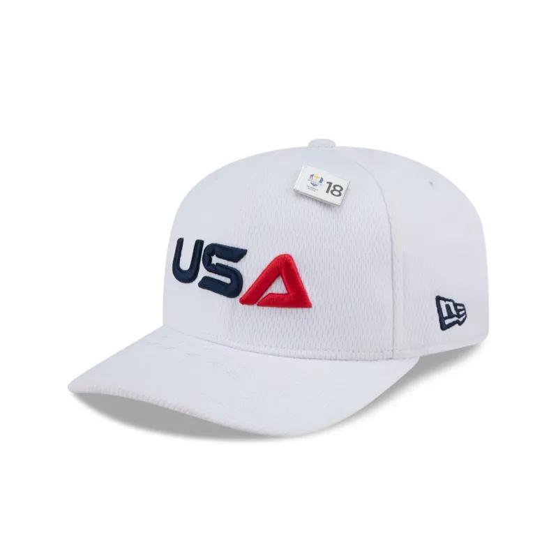2025 Ryder Cup Team USA White 9SEVENTY Stretch-Snap Hat sold by New Era