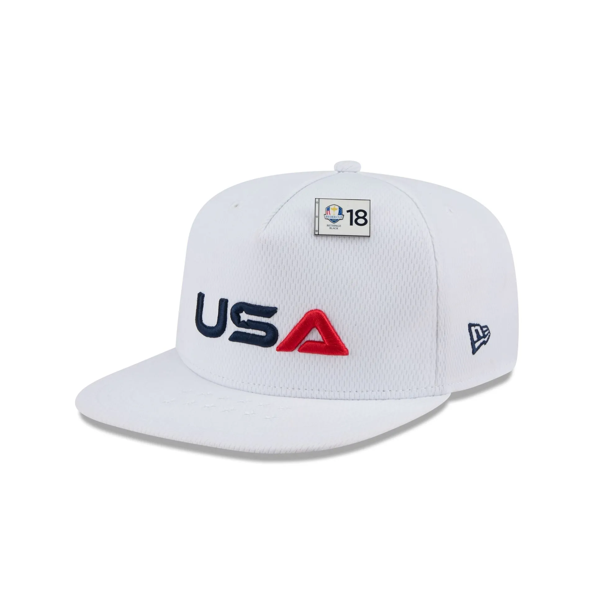 2025 Ryder Cup Team USA White 59FIFTY A-Frame Fitted Hat sold by New Era