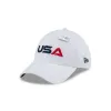 2025 Ryder Cup Team USA White 39THIRTY Stretch Fit Hat sold by New Era
