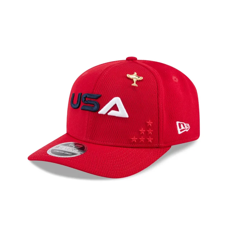 2025 Ryder Cup Team USA Red 9SEVENTY Stretch-Snap Hat sold by New Era