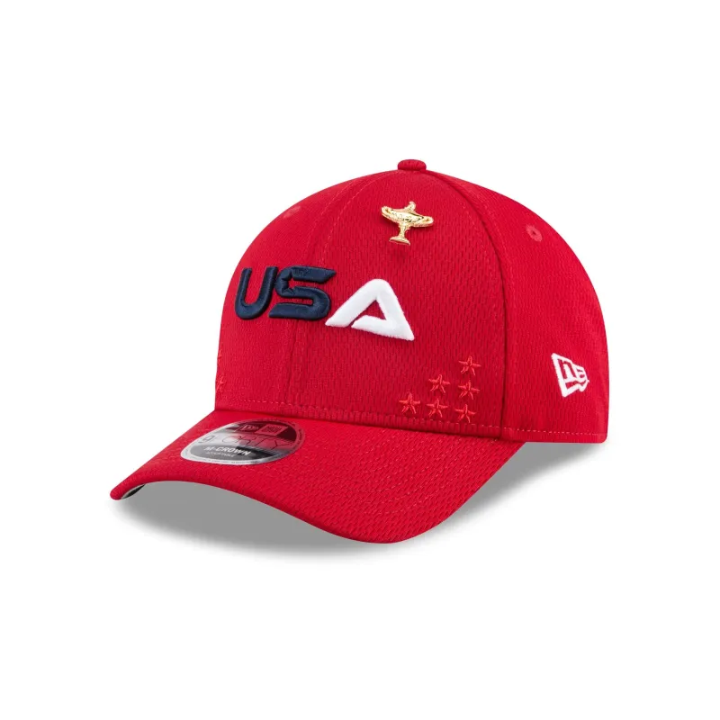 2025 Ryder Cup Team USA Red 9FORTY M-Crown Snapback Hat sold by New Era