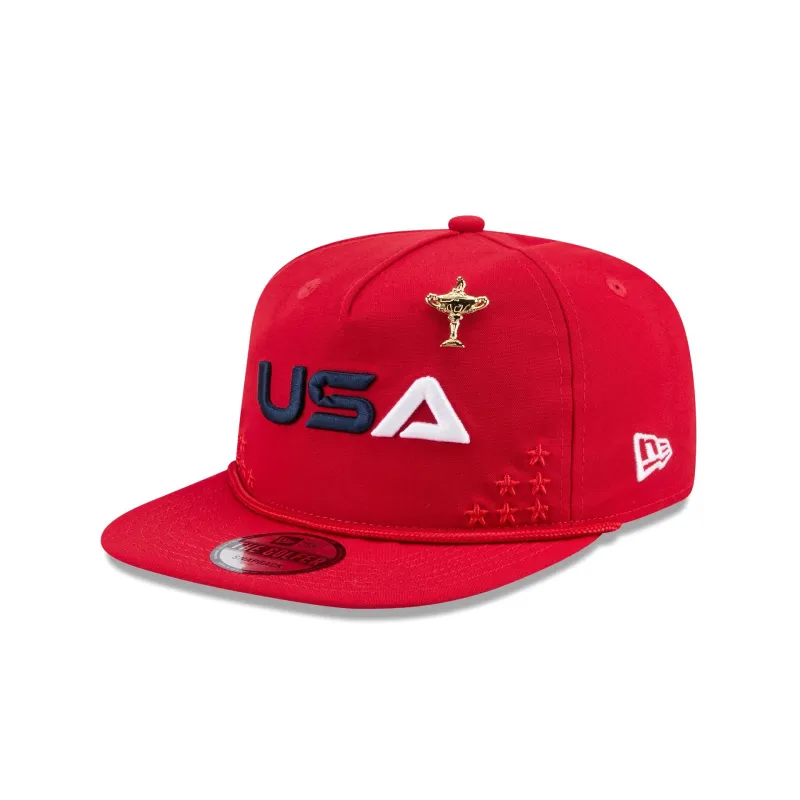 2025 Ryder Cup Team USA Red Golfer Hat sold by New Era