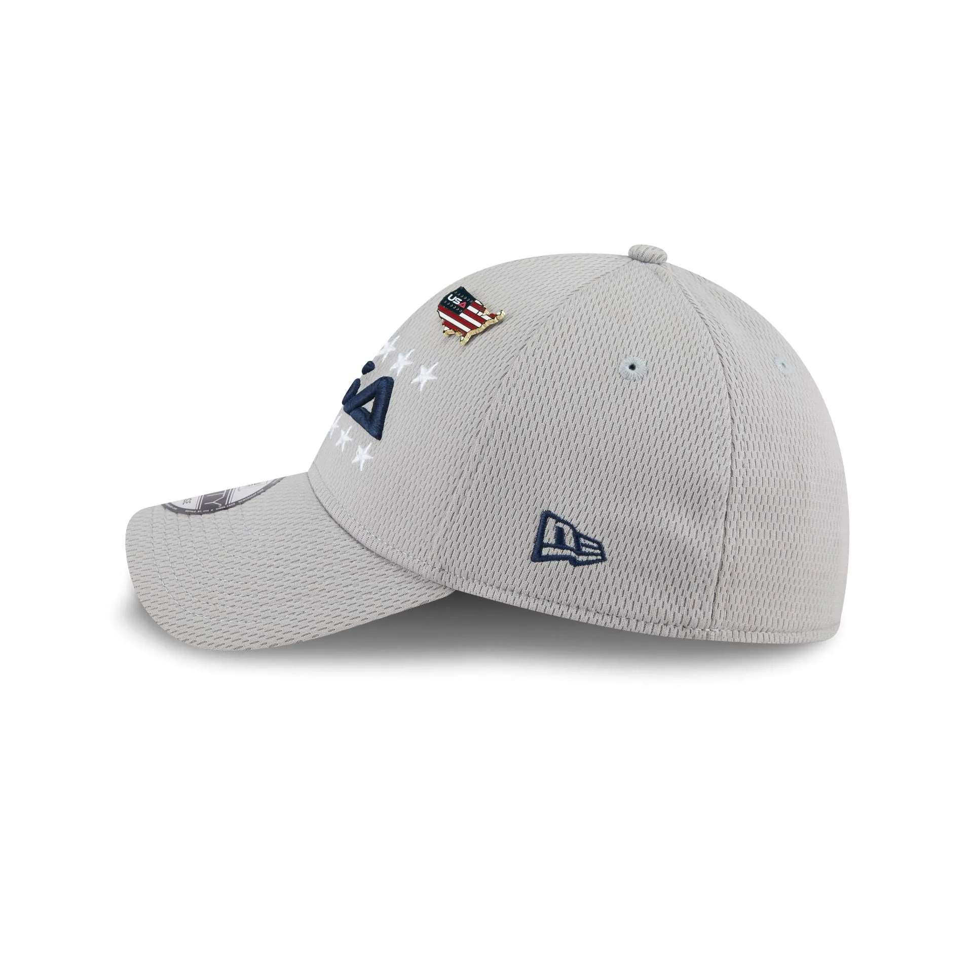 2025 Ryder Cup Team USA Gray 39THIRTY Stretch Fit Hat sold by New Era product image thumbnail 4
