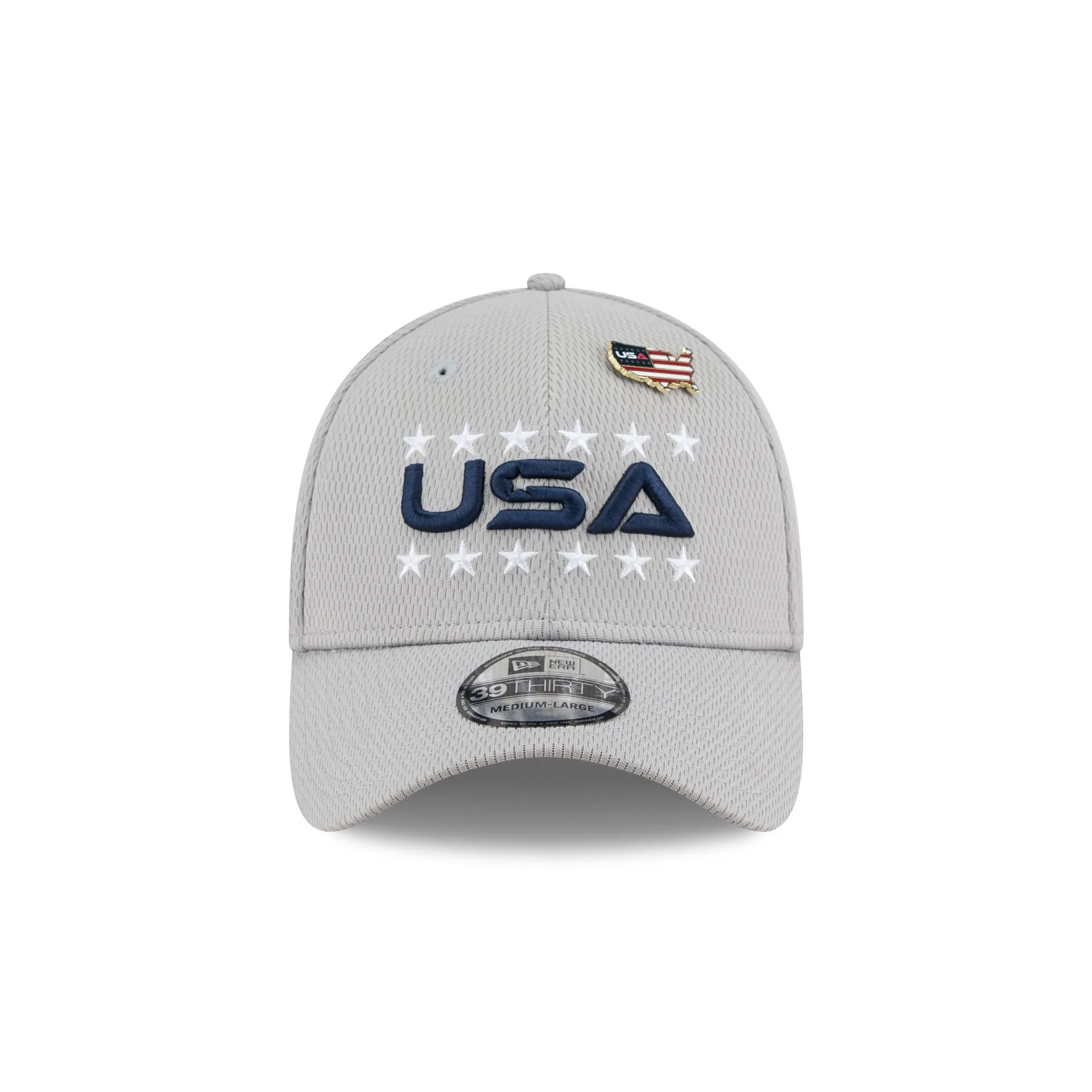2025 Ryder Cup Team USA Gray 39THIRTY Stretch Fit Hat sold by New Era product image thumbnail 2