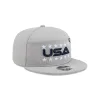 2025 Ryder Cup Team USA Gray Split Panel 9FIFTY Snapback Hat sold by New Era
