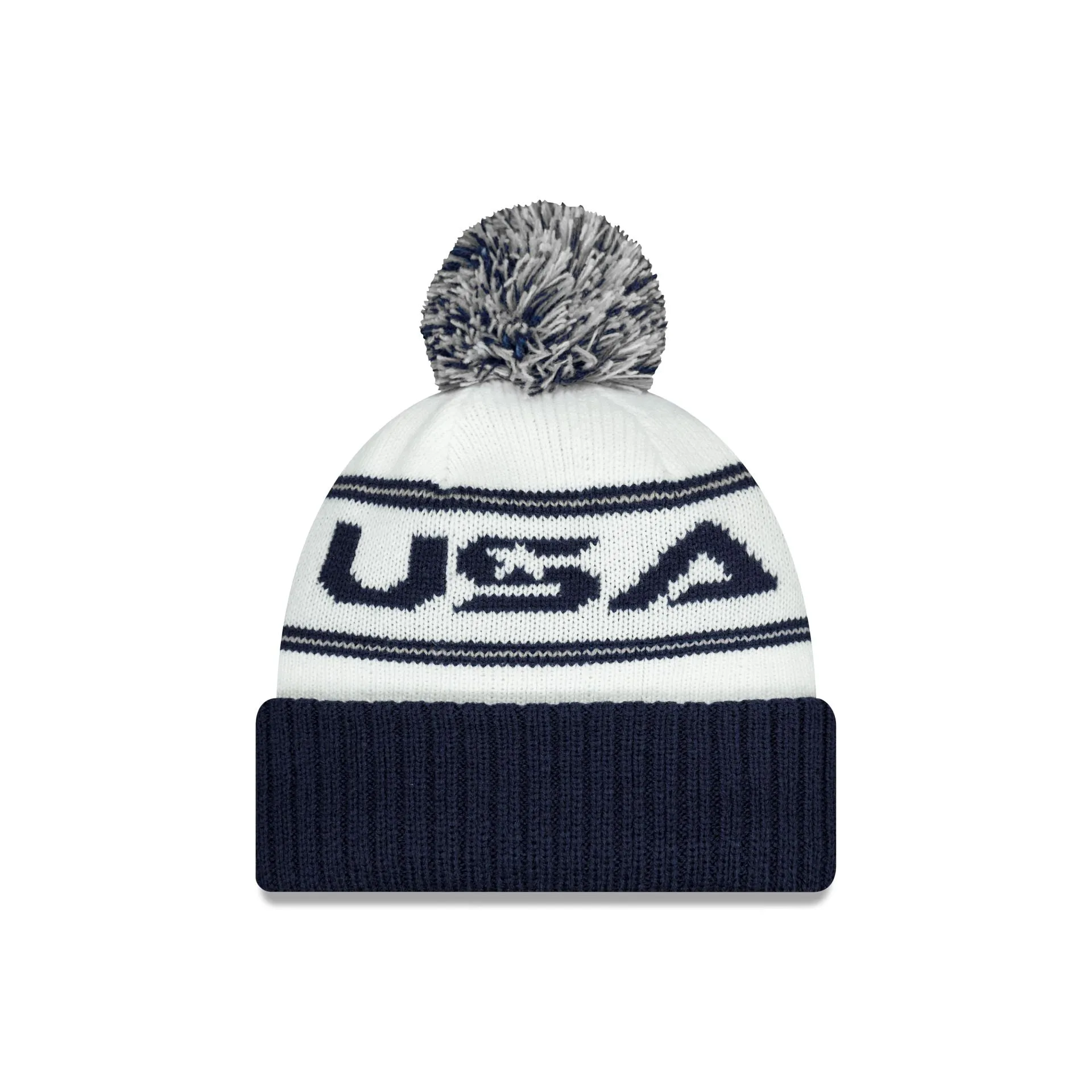 2025 Ryder Cup Team USA White Pom Knit Hat sold by New Era product image thumbnail 2