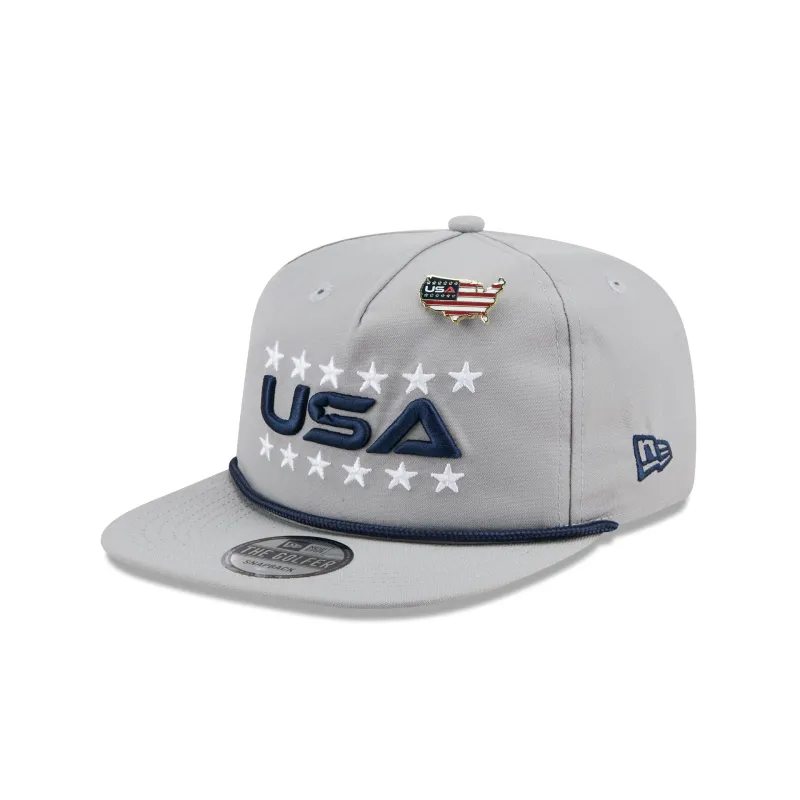 2025 Ryder Cup Team USA Gray Golfer Hat sold by New Era