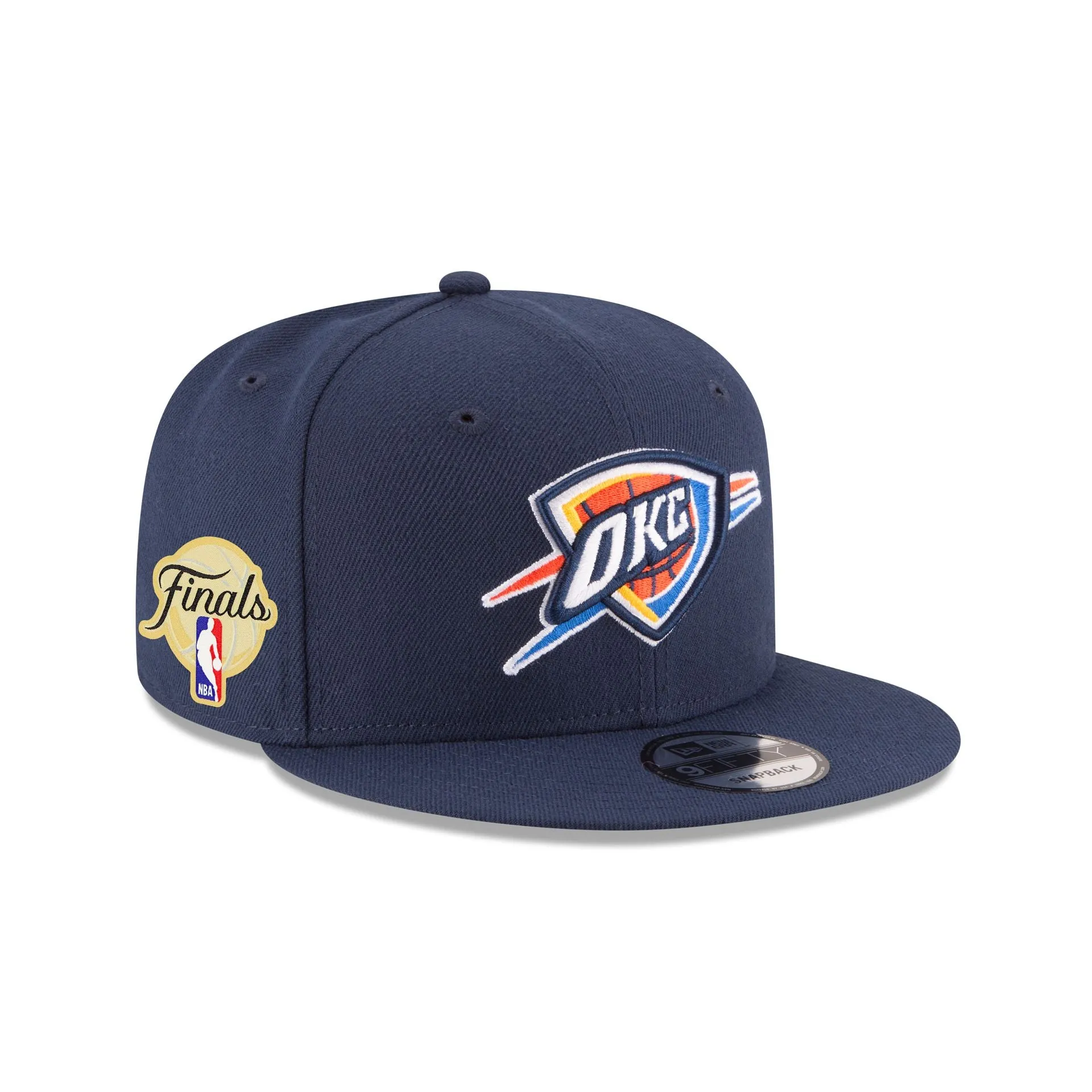 Oklahoma City Thunder 2025 NBA Finals Sidepatch 9FIFTY Snapback Hat sold by New Era