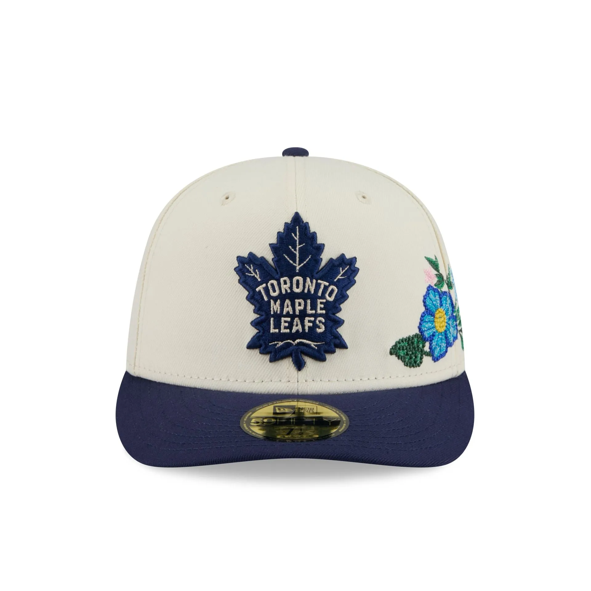 Toronto Maple Leafs Tonal Florals White 59FIFTY Fitted Hat sold by New Era product image thumbnail 2