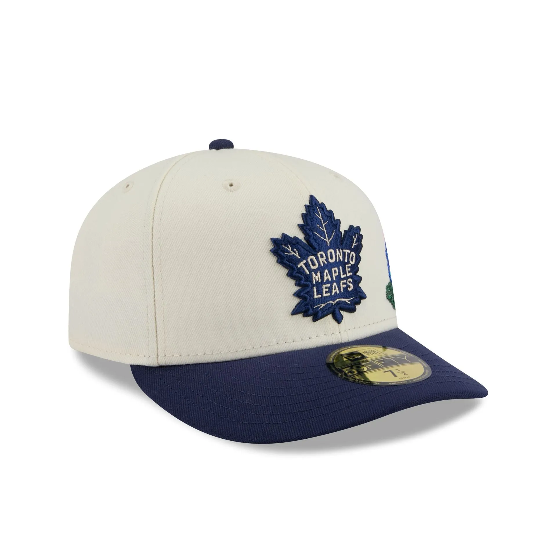 Toronto Maple Leafs Tonal Florals White 59FIFTY Fitted Hat sold by New Era product image thumbnail 3